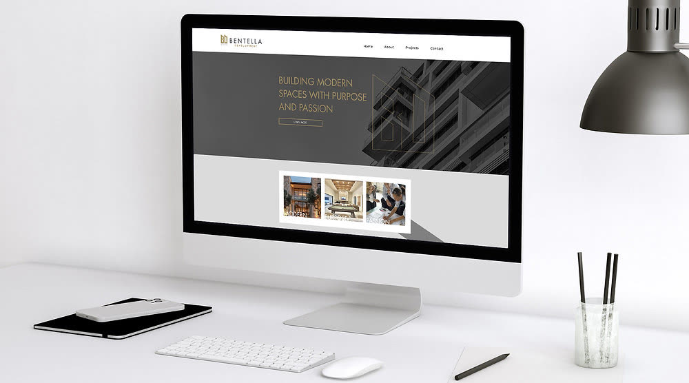 Showcasing Excellence: Bentella Development's Stunning New Website