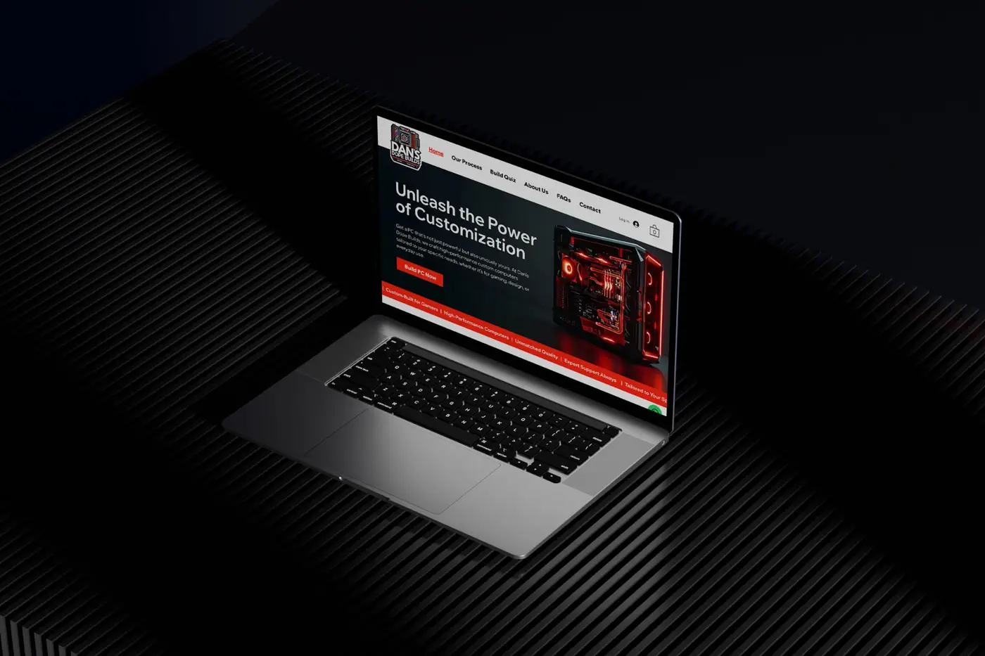 Dan's Dope Builds website built by Demand Mojo